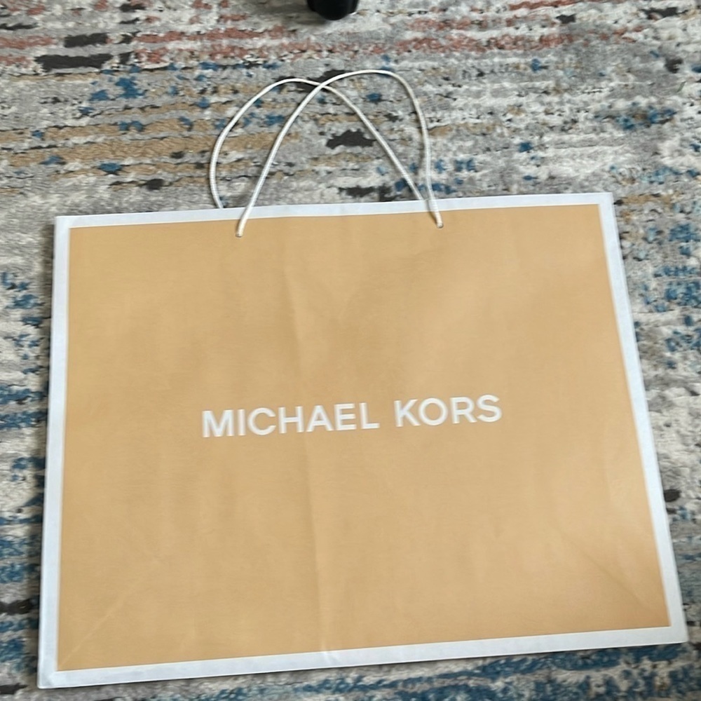Large Michael kors shipping bag empty
